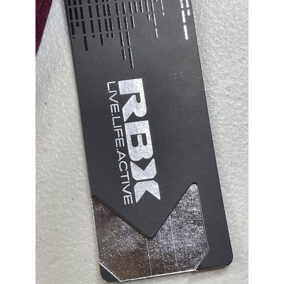 RBX Performance Mens Size M Short-Sleeve Athletic Shirt  Maroon - Picture 7 of 10